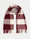 Checked Tassel Scarf